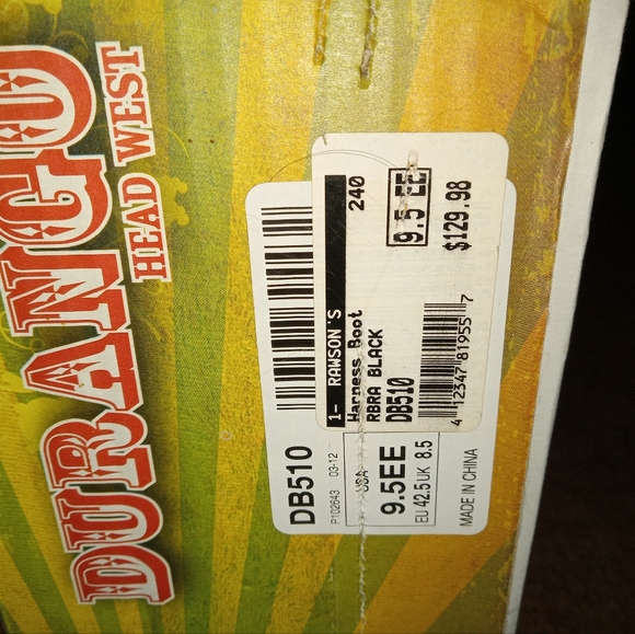 Durango boots.9.5 EE box - Picture 4 of 8